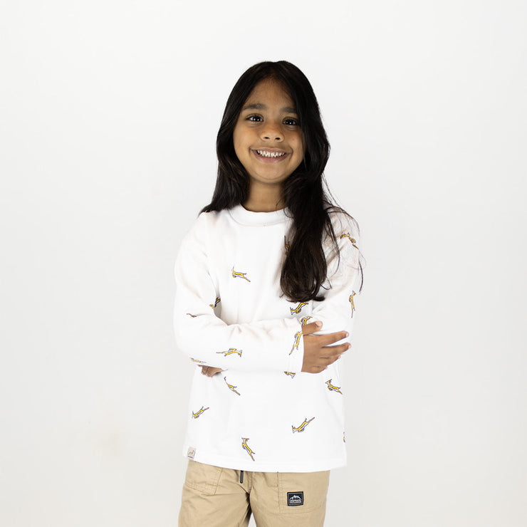 Springboks Kids Bokkies Fleece Sweat-White