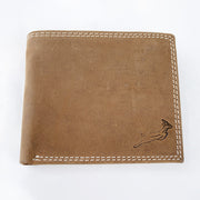 Springboks Double Stitch Fold Over Wallet-Tan