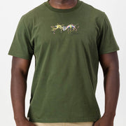Springboks Graffiti Kids Crew Tee-Military Olive