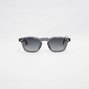Old School Square Sunglasses-Charcoal