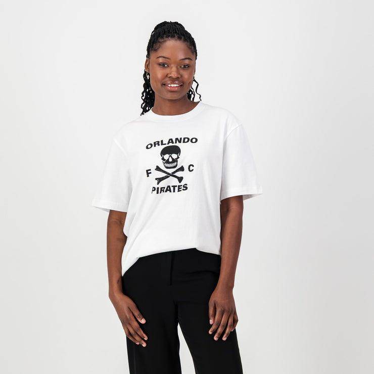 Orlando Pirates Graphic Regular Crew Tee-White
