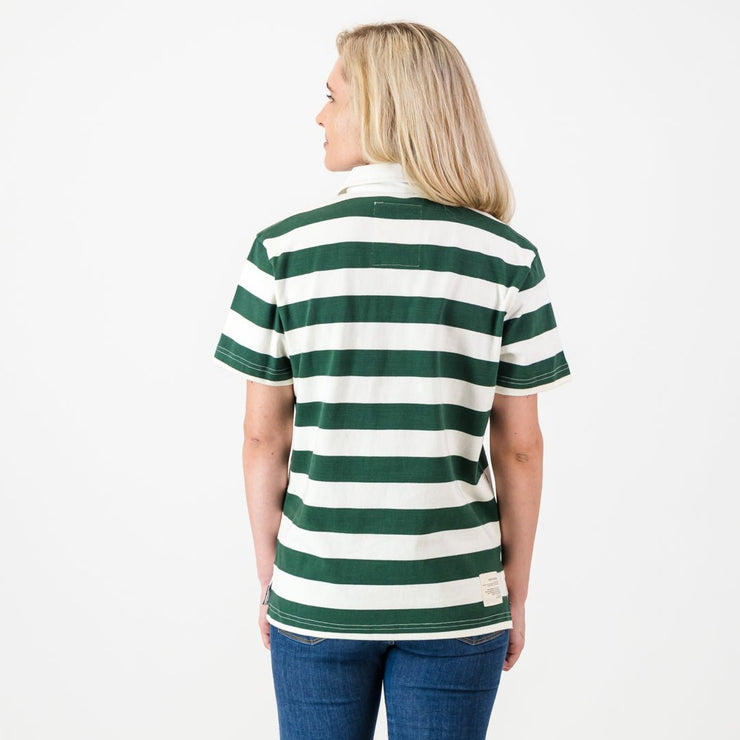 SA Supporters 4X4 Stripe SS Rugby Jersey-Cloud Dancer