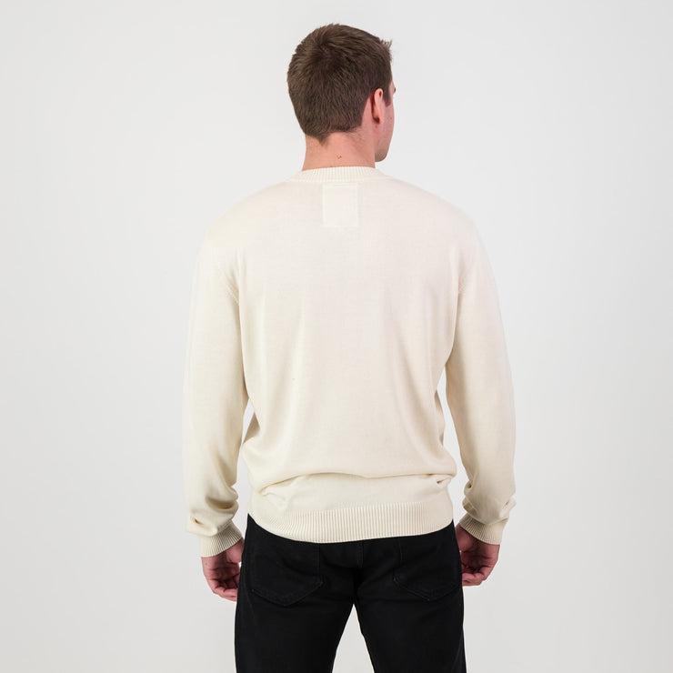 Springboks Faded Bok Crew Neck Knit-Ivory