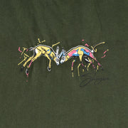 Springboks Graffiti Regular Crew Tee-Military Olive