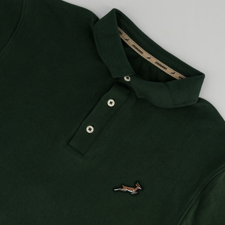 Springboks LC SML Badge SS Polo - OS Green