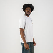 Springboks Shield Badge Regular Crew Tee - White