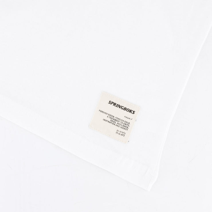 Springboks Stadium Bok Regular Crew Tee-White